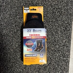 Black Insulated Socks